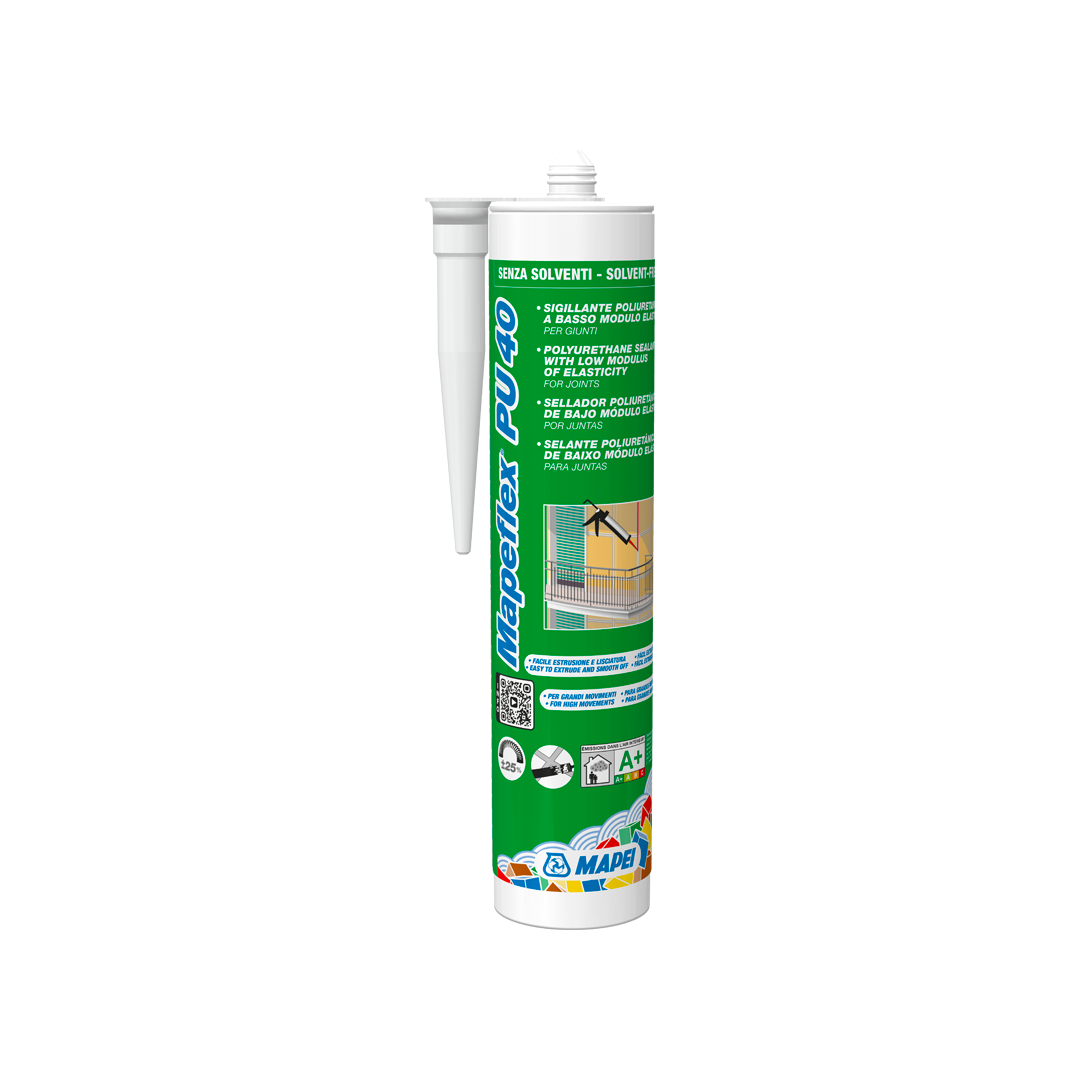 mapei mapei - mapeflex pu40 bianco 300 ml sigillante poliuretanico monocomponente - foto 1