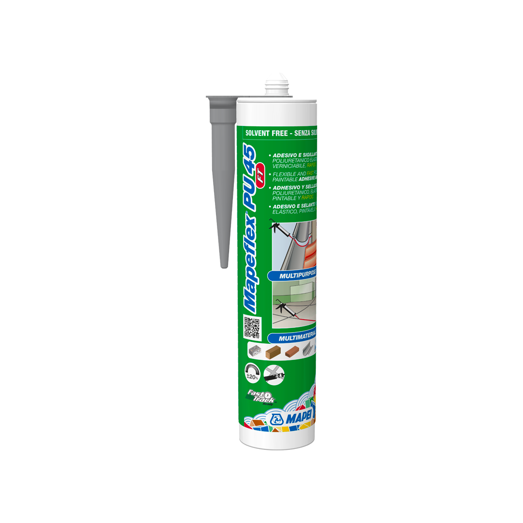 mapei mapei - mapeflex pu45 grigio scuro 113 300 ml adesivo sigillante poliuretanico - foto 1