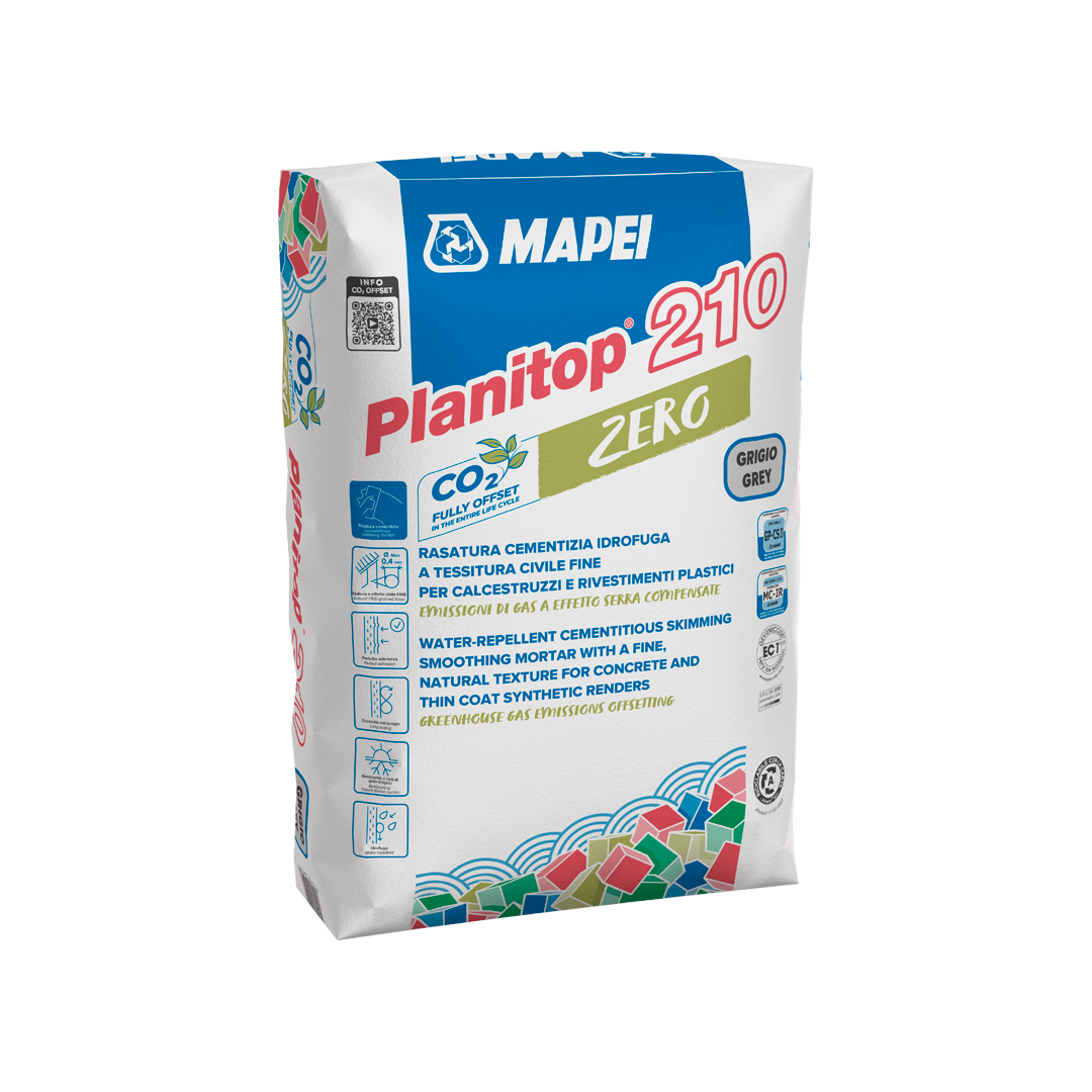 sacco mapei planitop 210 grigio 25 kg rasatura cementizia idrofuga civile fine
