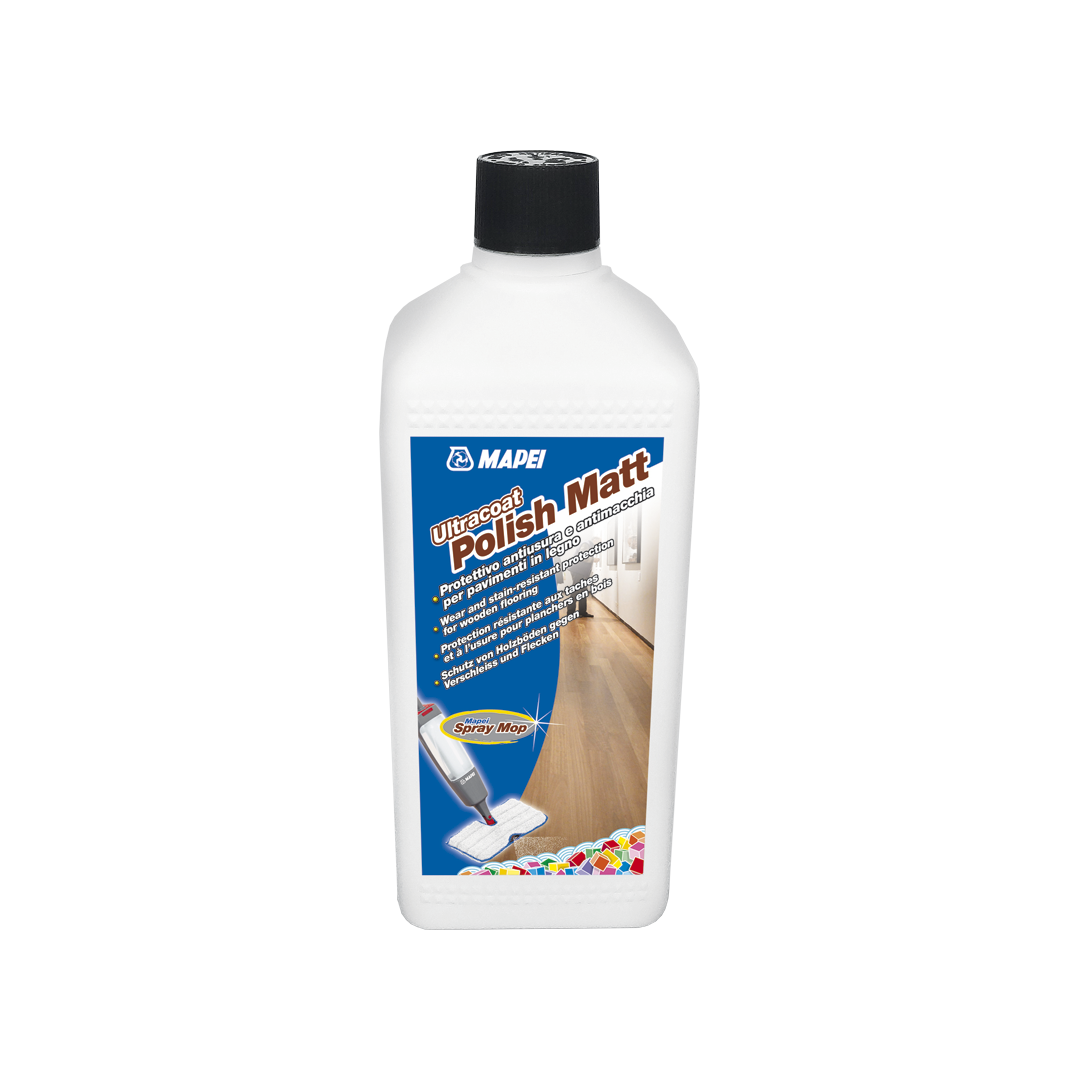 mapei mapei - ultracoat clean polish matt 1 lt protettivo pavimenti legno - foto 1