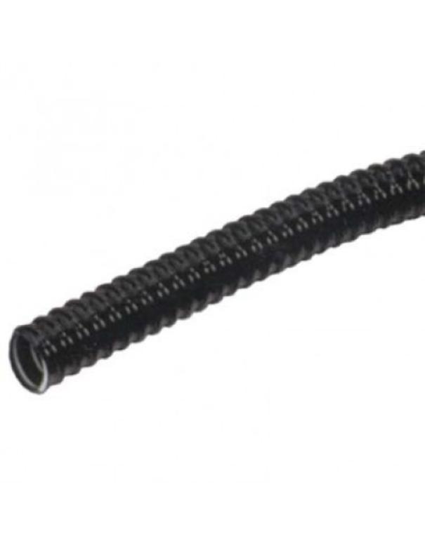 tubo corrugato nero con tirafilo diametro 25 mm rotolo 25 metri per impianti elettrici viridex