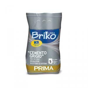Cemento grigio ad alta prestazione  briko k2 5 kg per interni ed esterni