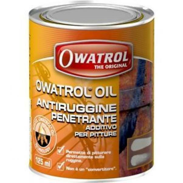 Owatrol Oil antiruggine penetrante additivo per pitture 125 ml confezione frontale