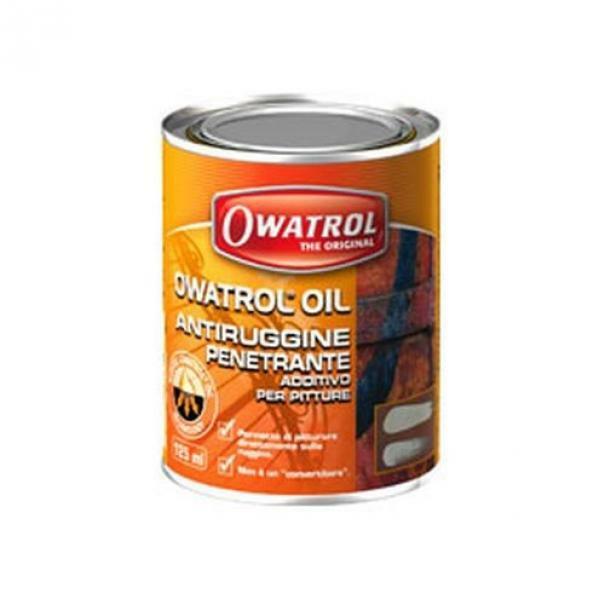 Barattolo Owatrol Oil fondo antiruggine penetrante trasparente 0 5 litri per metallo
