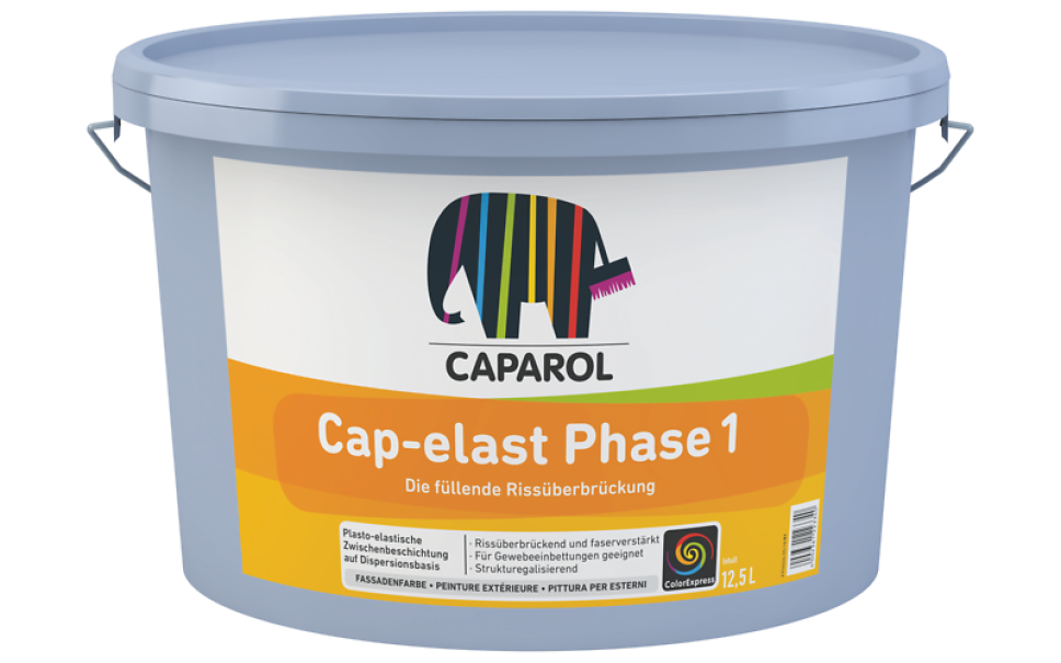 caparol caparol - cap-elast phase 1 bianco 12,5 lt - foto 1
