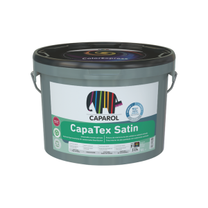 Idrosmalto murale satinato  capatex satin bianco 2,5 litri lavabile antimuffa