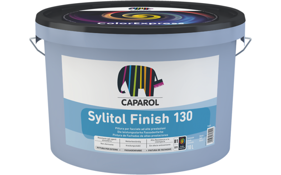Pittura ai silicati Caparol Sylitol Finish 130 Base 3 2.35 litri secchio