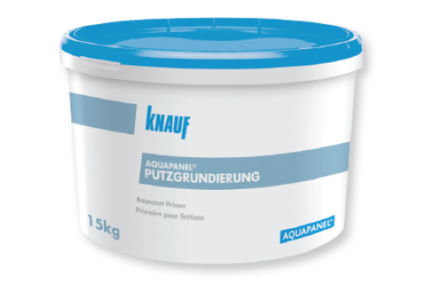 primer per esterni Knauf Aquapanel 15 litri secchio bianco e blu