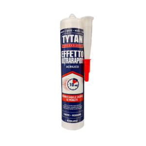 Sigillante acrilico pitturabile  effetto ultra rapido 300 ml bianco