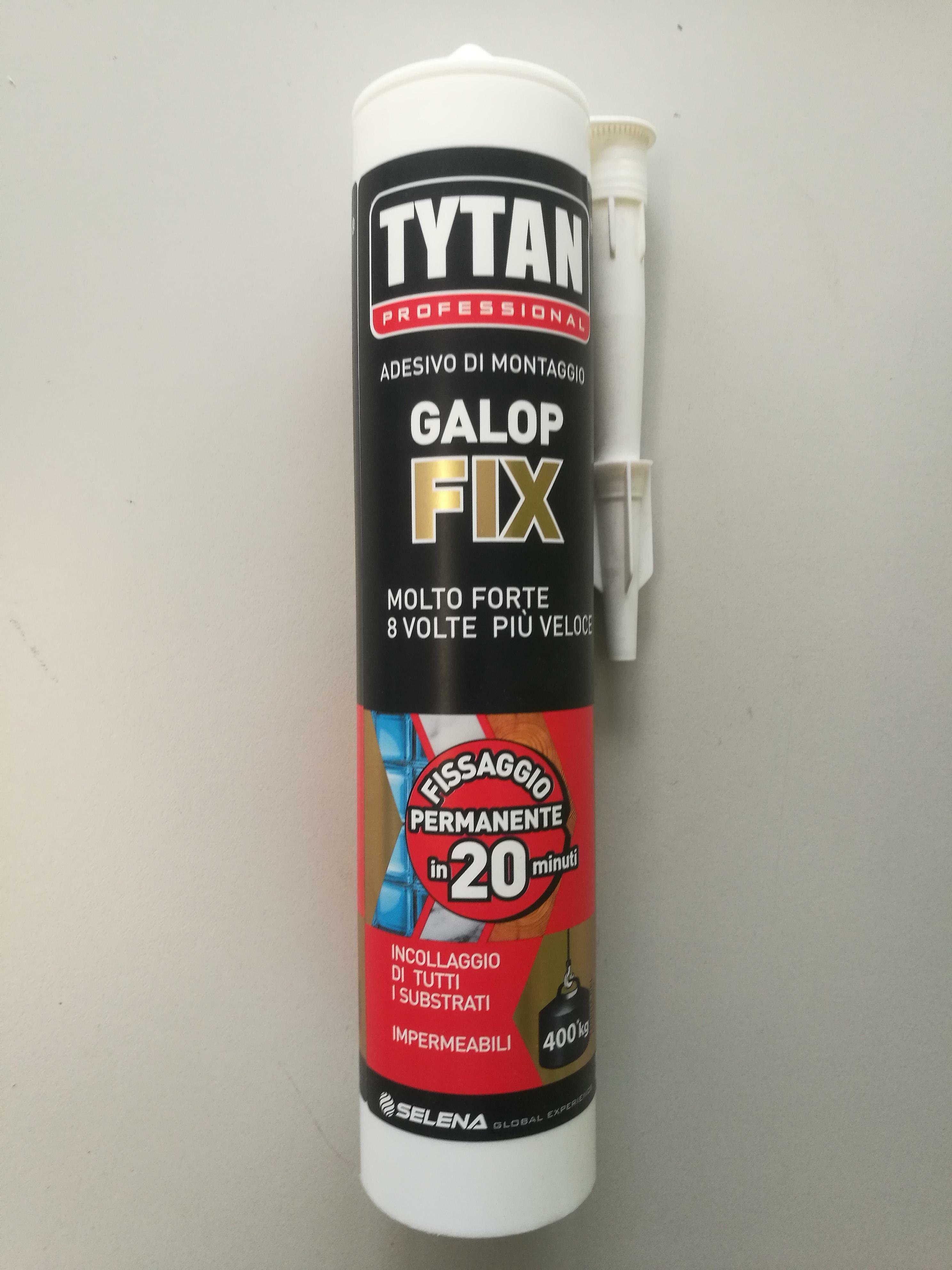 tytan professional tytan professional adesivo galop fix bianco 290 ml rapida aciugatura e fortissima adesione - foto 1