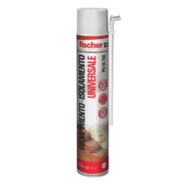 schiuma poliuretanica universale manuale Fischer 750 ml per isolamento edilizia