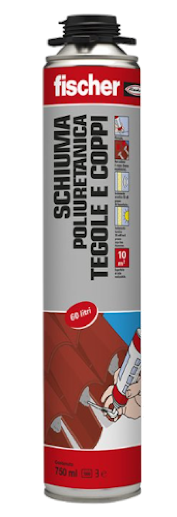 fischer fischer - schiuma pol. coppi x pist. pup t 750 ml - foto 1