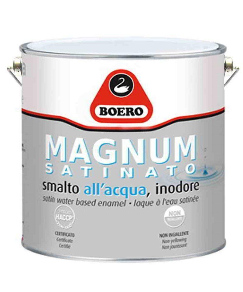 boero boero - magnum satinato smalto all'acqua bianco 0,75 litri - foto 1