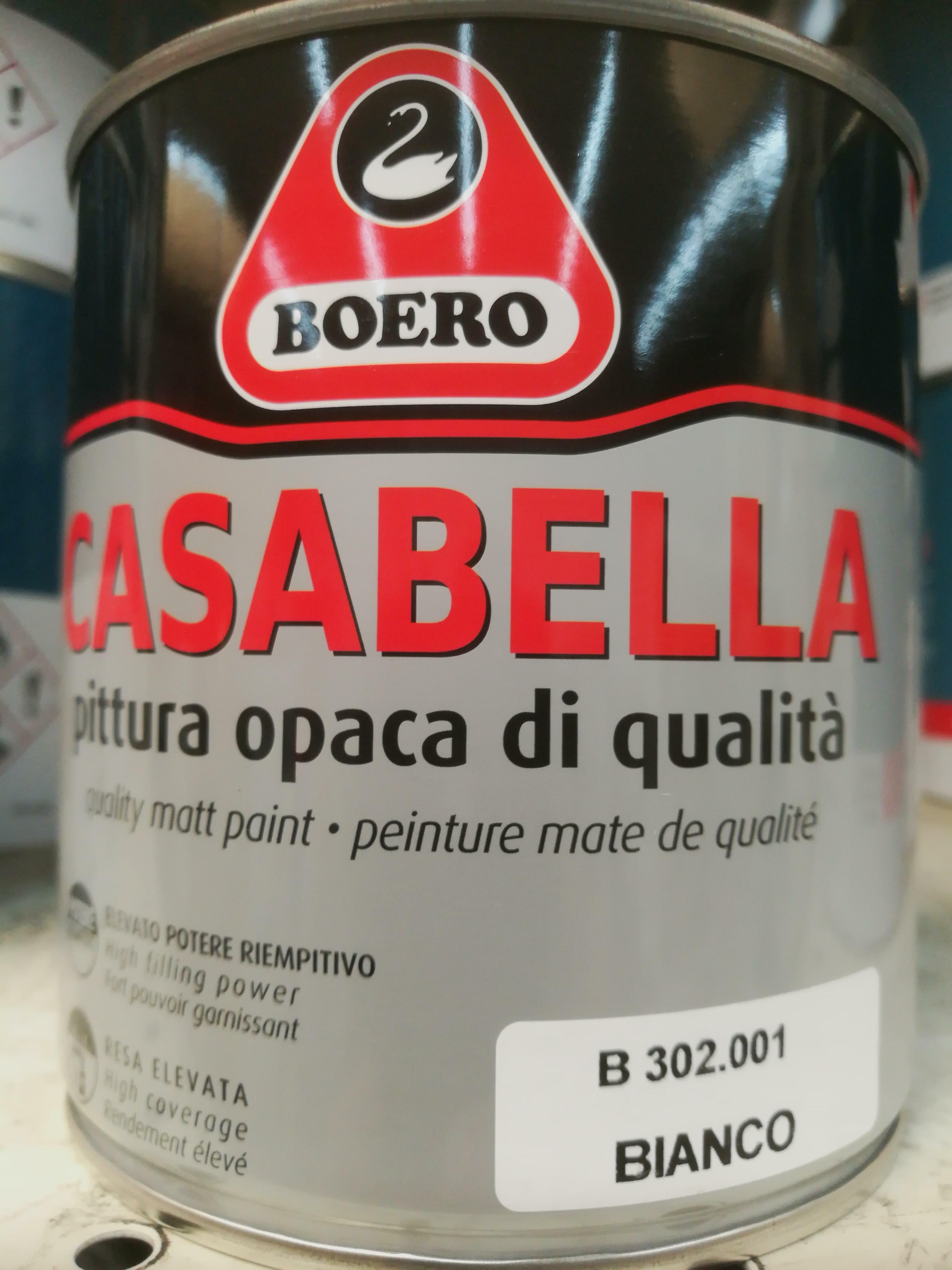 boero boero - casabella bianco 0,5 lt pittura di fondo e finitura per il legno - foto 1