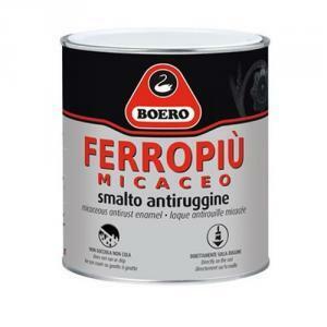 Ferropiu' nero grafite grana fine 2,5 litri smalto anticorrosivo per esterni ed interni.