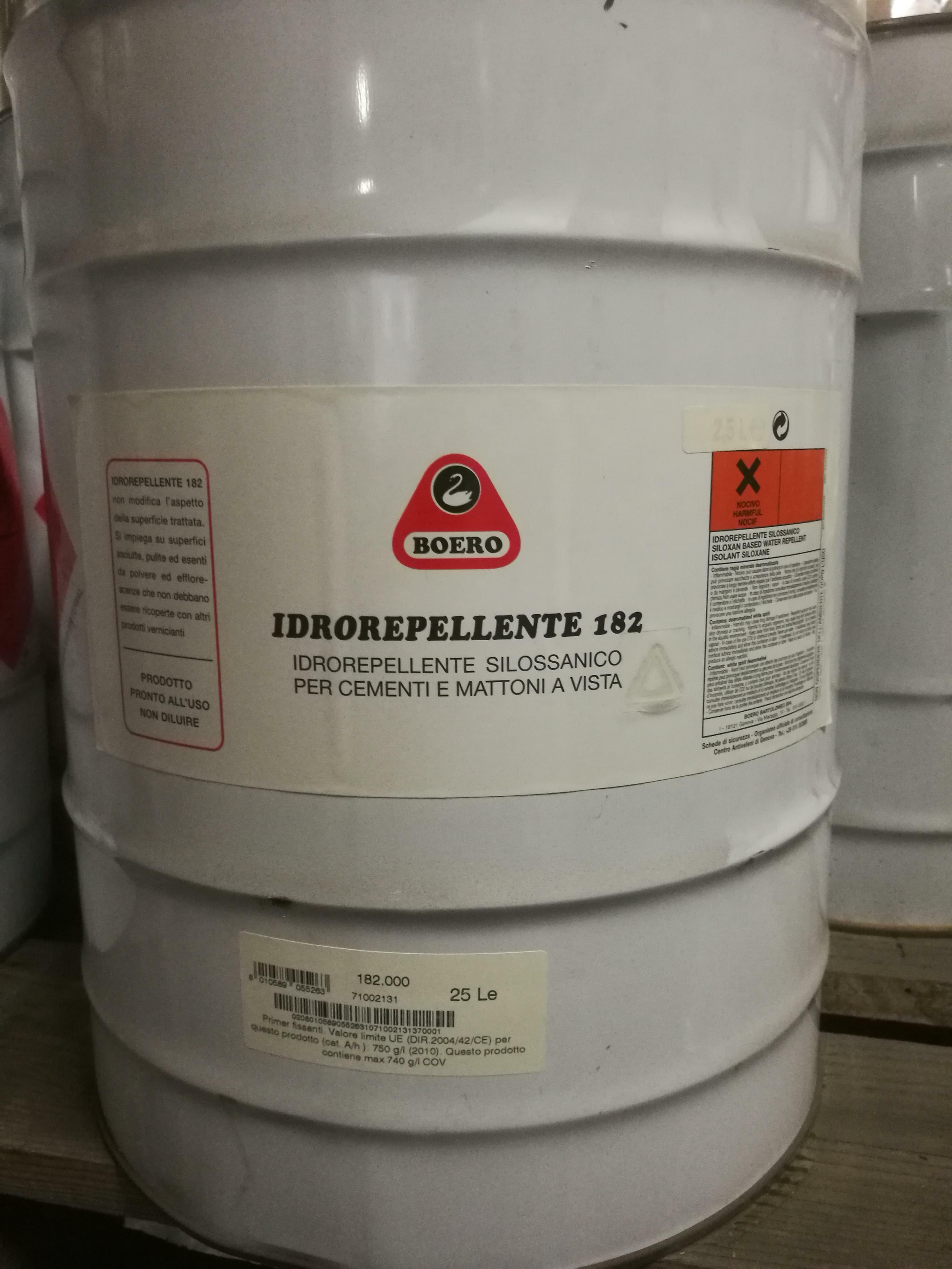 boero boero - idrorepellente 182 silossanico 25 lt cod.182.000 - foto 1