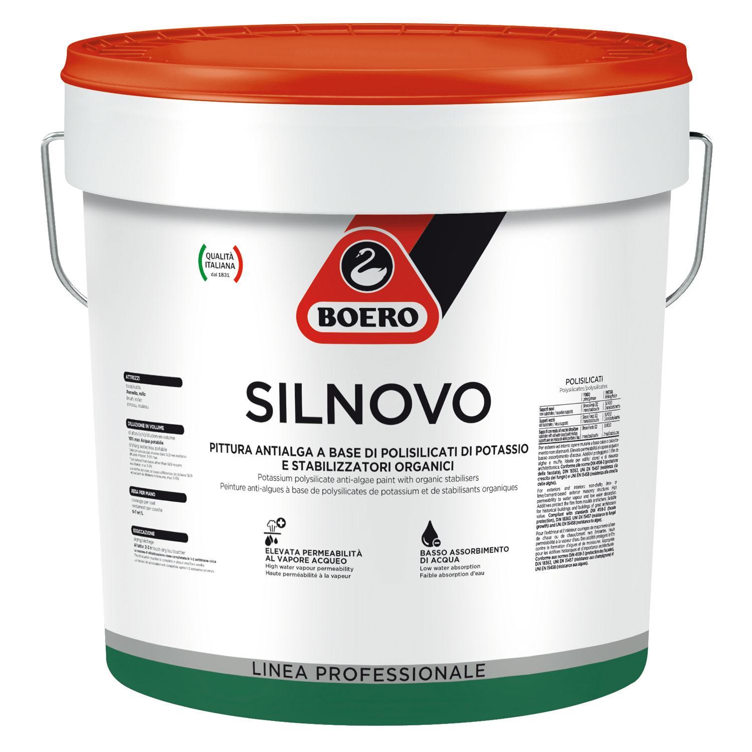 boero boero - silnovo pittura antialga base slb bianco lt 14.5 - foto 1