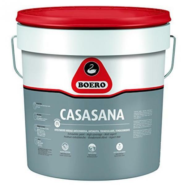 boero boero - casasana 14 litri pittura anticondenza antimuffa  fonoassorbente bianca - foto 1