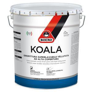 Idropittura superlavabile vellutata  koala base bz 12,24 litri alta copertura