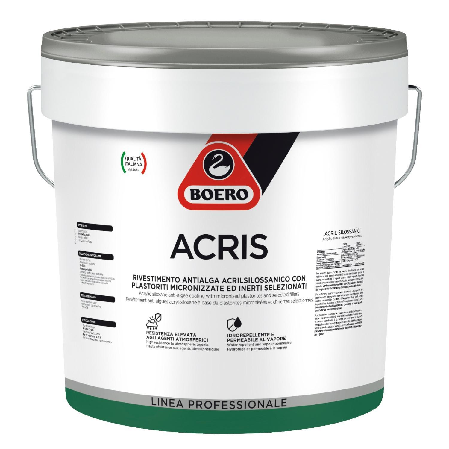 boero boero - acris pittura antialga acrilsilossanica base ac3 12 lt - foto 1