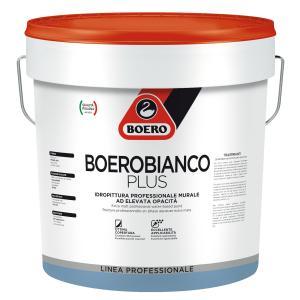 Idropittura murale traspirante  bianco plus 5 litri opaca alta copertura