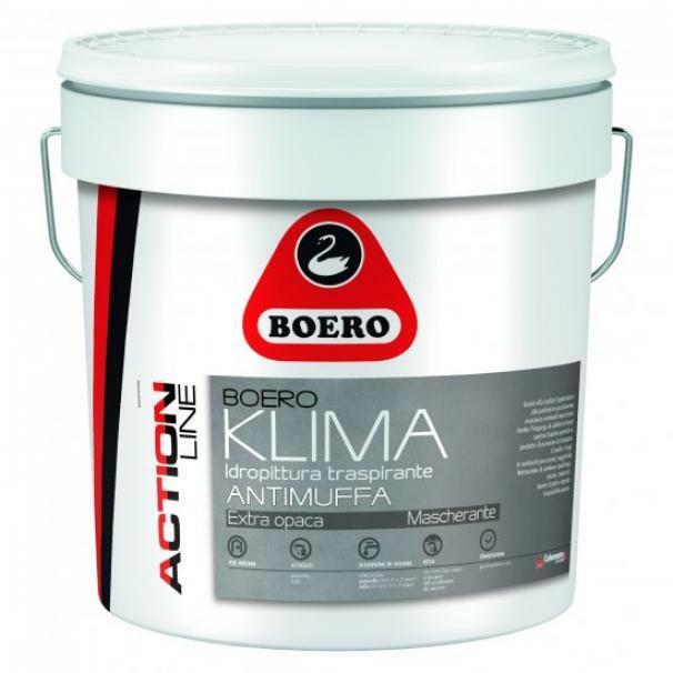 Boero Klima idropittura traspirante antimuffa latta da 14 litri