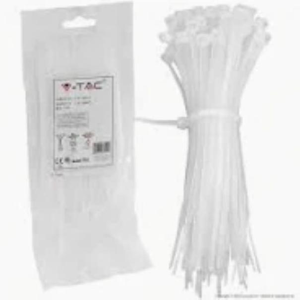 fascette stringicavo nylon naturali confezione 100 pezzi Mac 36x200 mm