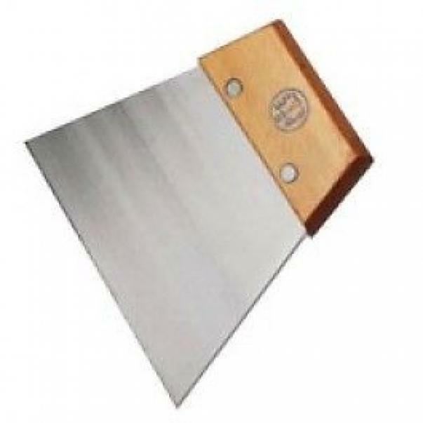 spatola dentata a sega con manico in legno pavan 100 mm per applicazione colle e adesivi