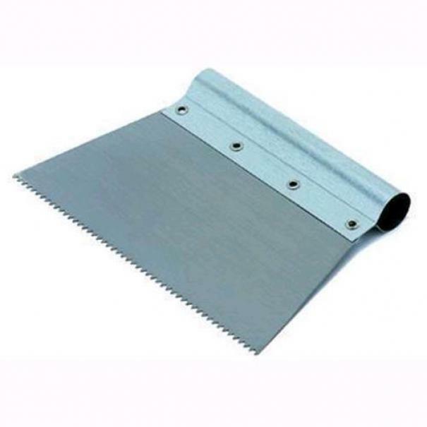 spatola dentata a sega Ancora con manico tubolare per applicazione colle e materiali edili