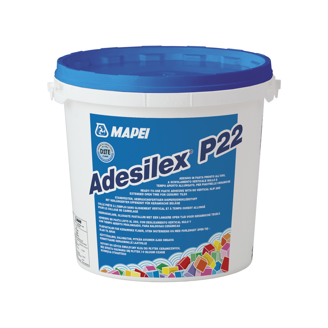 mapei mapei - adesilex p22 adesivo in pasta pronto uso per piastrelle 1 kg - foto 1