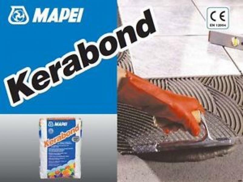 mapei mapei - kerabond adesivo cementizio grigio per piastrelle e mosaici 25 kg - foto 2