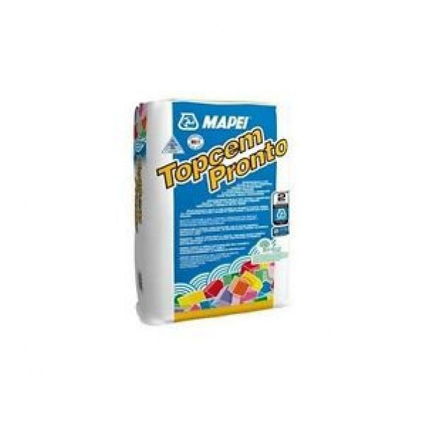 malta premiscelata Mapei Topcem Pronto 25 kg per massetti radianti rapidi grigio