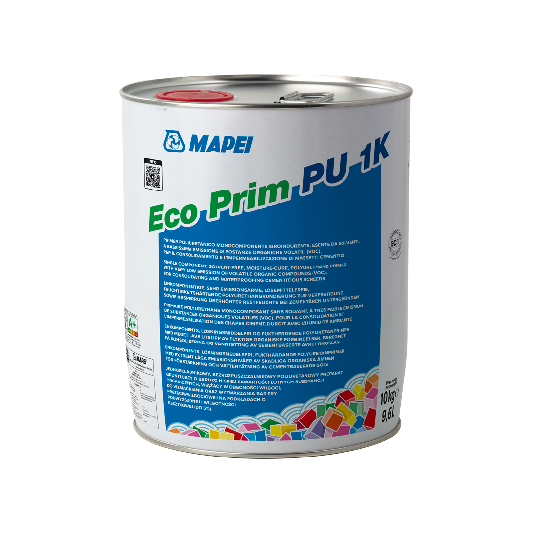mapei mapei - eco prim pu 1k 10 kg primer poliuretanico - foto 1