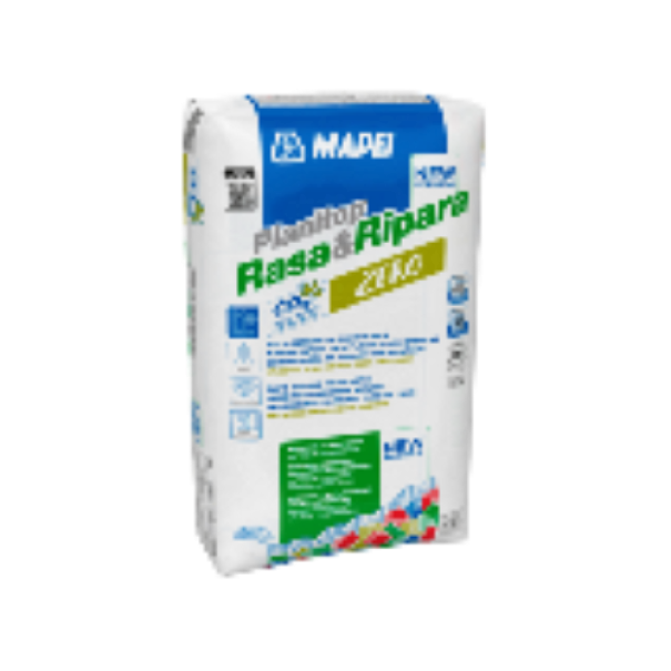 malta cementizia grigia per ripristino e rasatura calcestruzzo mapei planitop rasa e ripara zero 25 kg