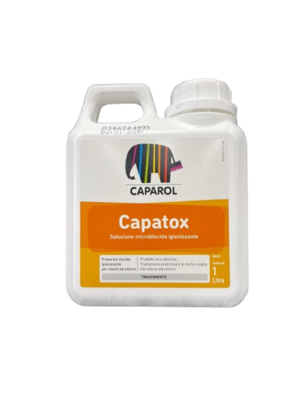 sanificante igienizzante trasparente Caparol Capatox 1 litro soluzione antimuffa per superfici interne ed esterne