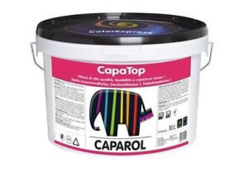 caparol caparol - capatop bianco/base 1 1 lt pittura opaca, ultra fine, superlavabile ed alta copertura - foto 1