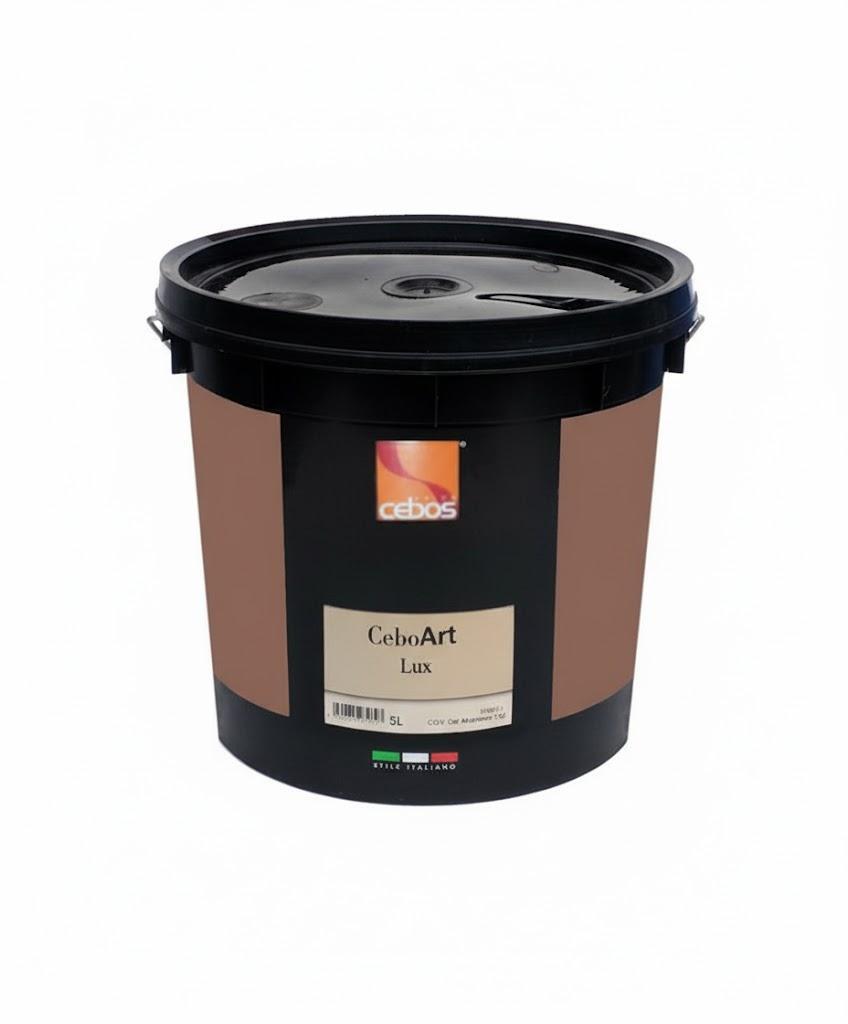 Secchio da 5 kg di stucco veneziano a calce Cebos CeboArt per finiture interne effetto lucido