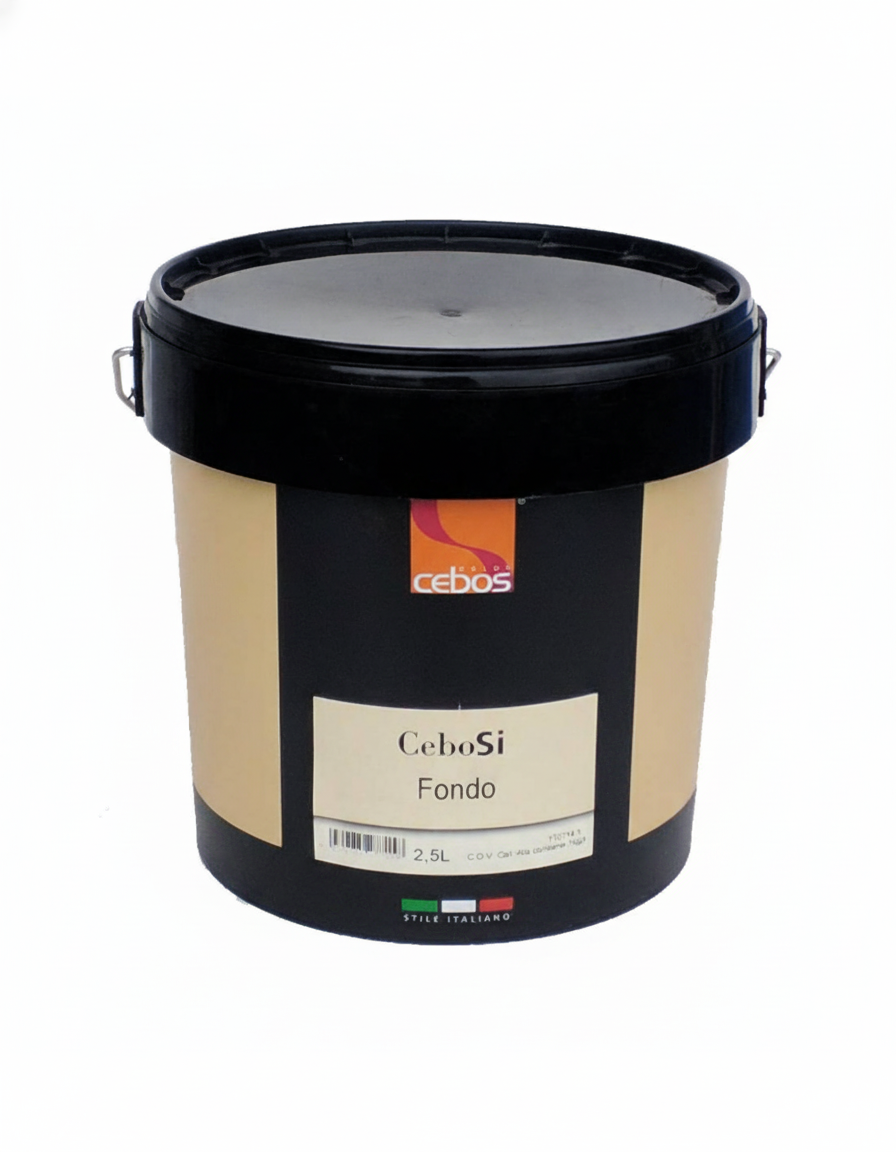 fondo decorativo murale professionale Cebos in secchio da 1 litro per preparazione superfici interne