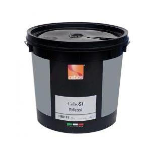 Finitura acrilica all acqua riflessi argento 5 litri  superficie lavabile