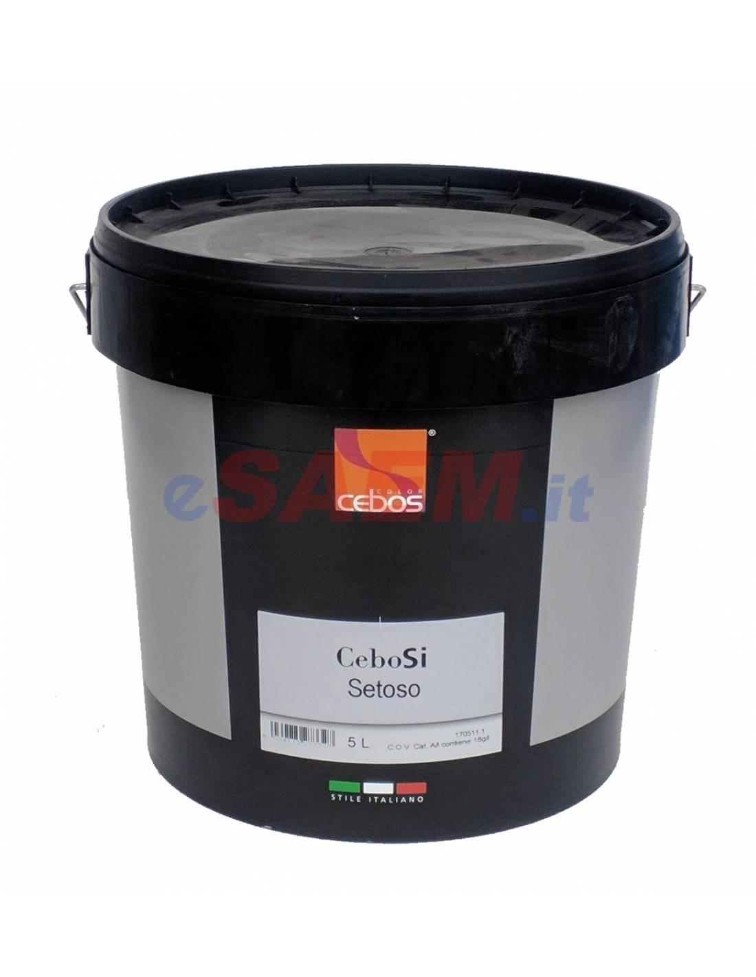 secchio di rivestimento decorativo Cebos effetto setoso 1 litro per interni