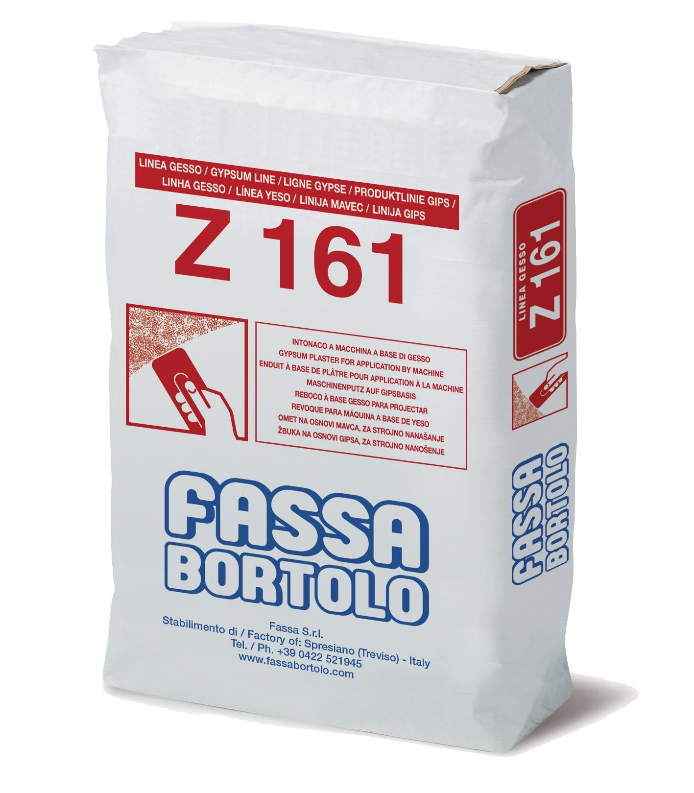 sacco intonaco base gesso per interni Fassa Z 161 da 25 kg