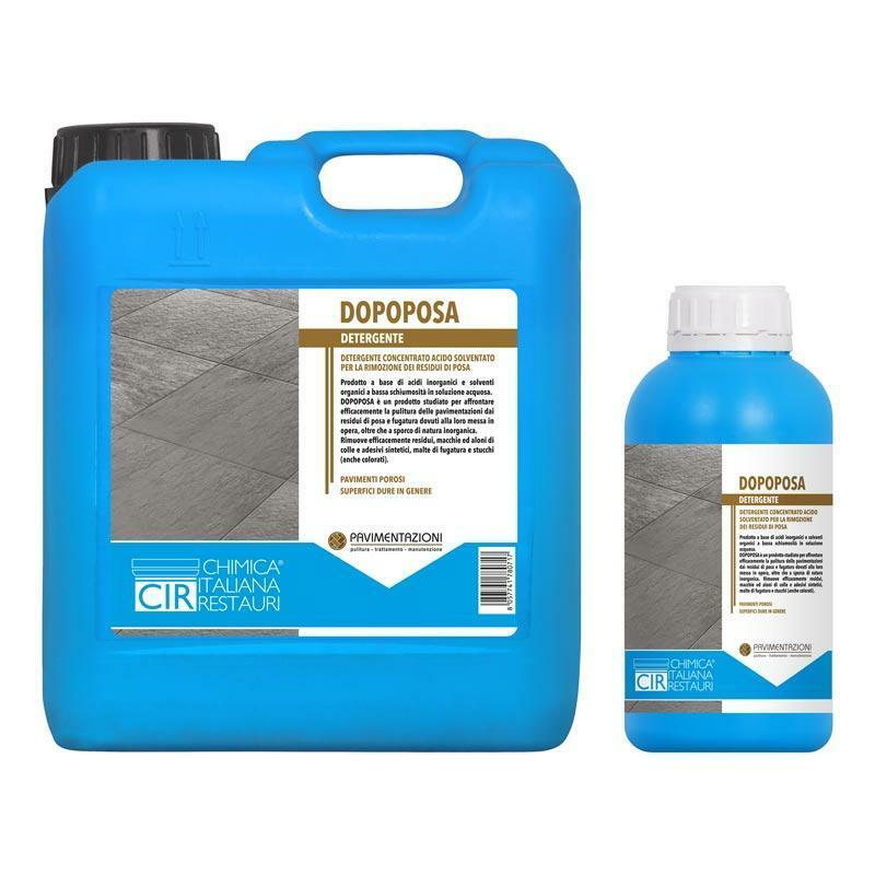 Detergente acido solventato CIR Dopo Posa 1 litro per pulizia gres e ceramica
