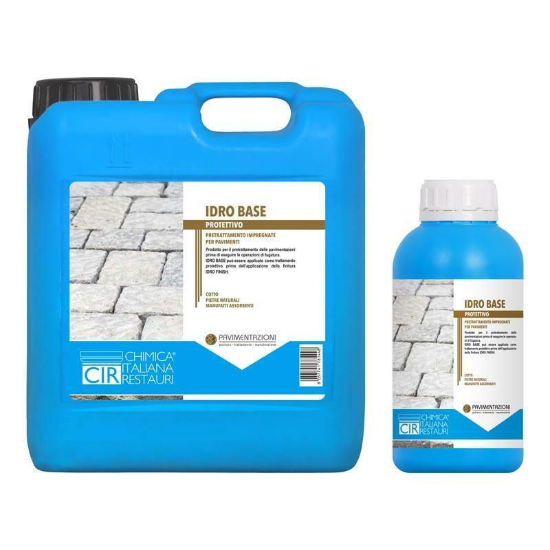 Impregnante idrorepellente CIR Idro Base per pavimenti in cotto pietra 1 litro confezione professionale