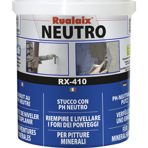 Stucco neutro riempitivo rx410 per pitture minerali 4l