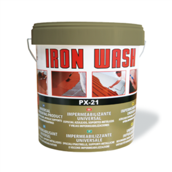 secchio iron wash px 21 bulova guaina impermeabilizzante universale 0 750 lt