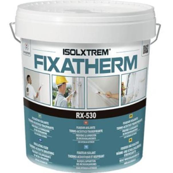 fissativo acrilico termo-isolante bulova fixatherm rx-530 4 litri per interni ed esterni