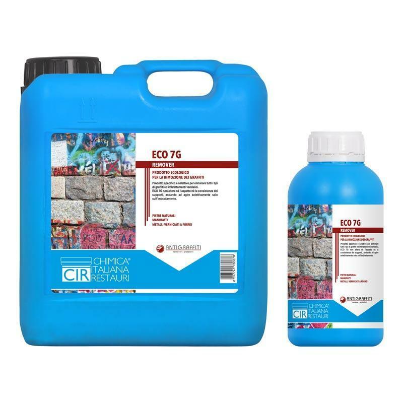 Remover antigraffiti ecologico CIR ECO 7 G gel per rimozione graffiti da pietre naturali e metalli