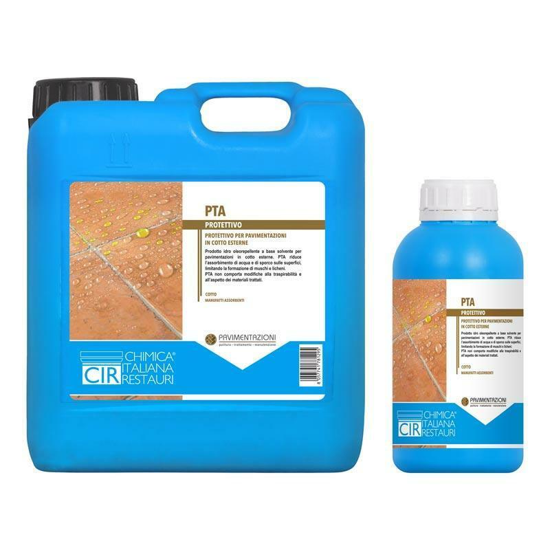 cir cir - pta trattamento antimacchia oleorepellente per pavimenti esterni in cotto 1 lt - foto 1