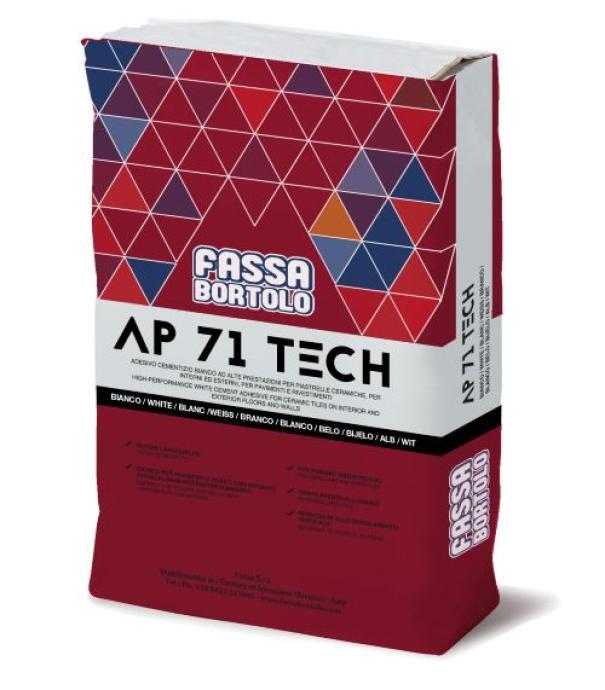 sacco adesivo cementizio ap 71 tech grigio fassa 25 kg