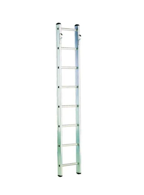 scaletta interna in alluminio per trabattello svelt lunghezza 200 cm con gancio di sicurezza